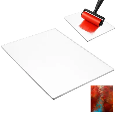 Produktbild von A3 Wiederverwendbare Gelplatte für Monotypie, 40 x 28 cm