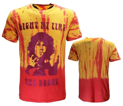 Produktbild von The Doors Light My Fire Dip Dye T-Shirt – Offizielles Merchandise - M