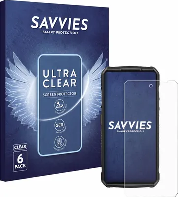 Produktbild von 6x Für Ulefone 29 pro Schutzfolie Savvies Displayschutz Display Schutz Folie Klar Transparent