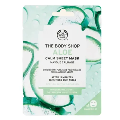 Zdjęcie produktu dla The Body Shop Kojąca maska w płachcie Aloe, 18ml