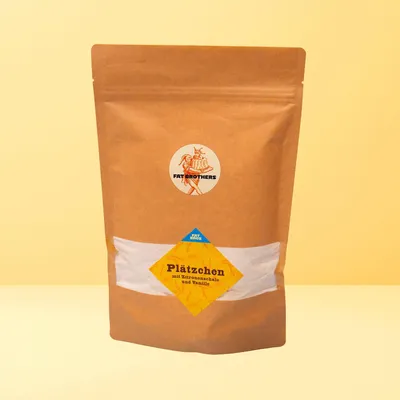 Produktbild von Plätzchen mit Zitronenpulver und Vanillezucker Backmischung