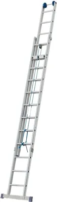 Produktbild von Goldpunkt Seilzugleiter Mod. 700 - Sprossenanzahl: 2 x 12, Arbeitshöhe max: ca. 6,60 m