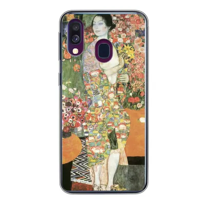 Produktbild von MuchoWow® Handyhülle Schutzhülle Hülle für Samsung Galaxy A40 Tänzerin - Gustav Klimt Silikon Softcase Handy Hülle - Handy-Tasche