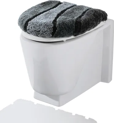 Produktbild von REDBEST WC-Deckelbezug Louisville" grau 47x50 cm"
