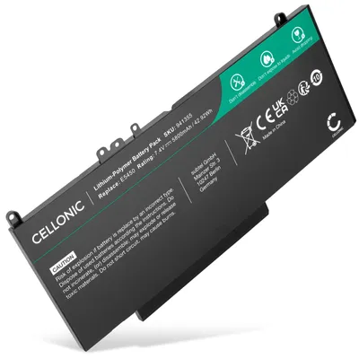Produktbild von CELLONIC 1x Akku für Notebook Kompatibel mit Dell Latitude E5550, Latitude E5450, Latitude 14 E5450, CHWGG - (5800mAh, 7.4V)