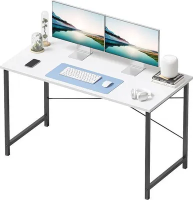 Obrázok produktu pre Počítačové pracovisko 120 x 50 cm pre domácu kanceláriu, moderná doska stola s vodovzdornou povrchovou úpravou