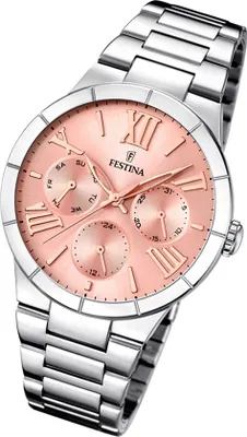 Produktbild von Festina Trend Damen Armbanduhr Mademoiselle Edelstahl F16716/3