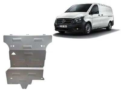 Immagine prodotto di Protezione sottoscocca in alluminio per il motore del Mercedes Viano W447, 4x4