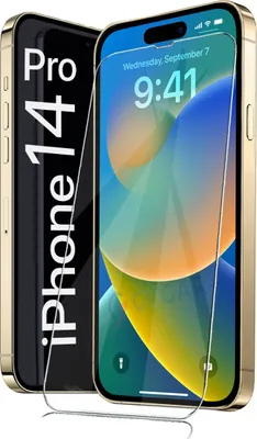 Two iPhones, one showing the screen with a wallpaper and time, the other showing the back with text.