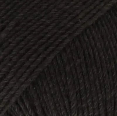 Immagine prodotto di Gocce Cotone Merino Uni Colore 02 Nero Filati per maglia