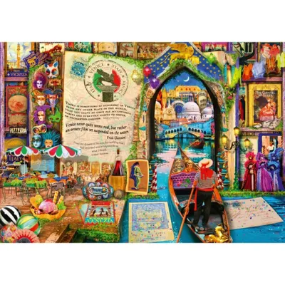 Obrázek produktu pro BLUEBIRD Puzzle Život jako otevřená kniha: Benátky 4000 dílků