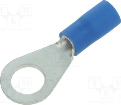 Image de 10 cosses à sertir pour câble, M6, section 1÷2,5mm², diamètre : 6,5mm, connexion à sertir, isolées, type FVGS6-2.5, isolées