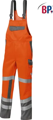 Produktbild von BP® Latzhose - warnorange/dunkelgrau - 54s