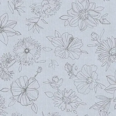 Image de Nappe Ronde Manhattan Palmas Gris Nappe Ronde Imperméable Gris 150cm - D-c-table