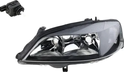 Immagine prodotto di Faro anteriore nero compatibile con Opel Astra G dal 98 al 05, lato sinistro, con servomotore