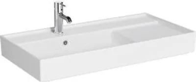 Produktbild von VITRA 7416B003-0001 Waschtisch ArchiPlan 90x46cm asymmet.