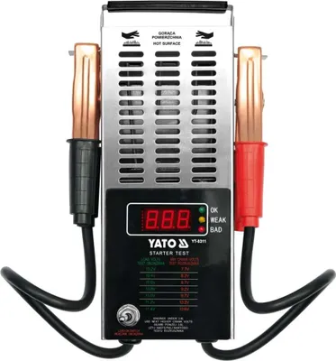 Produktbild von Yato YT-8311, 12 V-Autobatterie, Plombierte Bleisäure (VRLA), 25 V, Silber/Schwarz