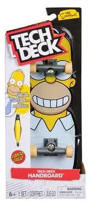 Obrázek produktu pro Sada figurek Tech Deck 1 Handboard, kolekce The Simpsons x Santa Cruz, pro děti