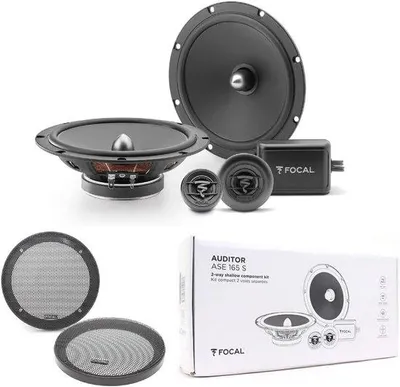 Productafbeelding van 2-Weg 6,5" Autospeakerset met Woofers en Tweeters - Ultradun en Krachtig