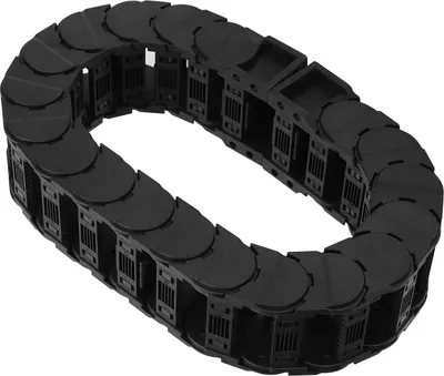 Immagine prodotto di Catena di trascinamento del cavo Serie a basso rumore Nylon Wire Carrier Montaggio staccabile 0,7 metri (D30 x 75)
