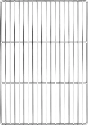Produktbild von Grillrost Silber 50 x 35 cm Edelstahl