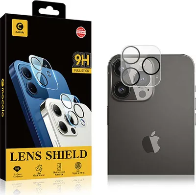 Produktbild von Glas für die Kamera Mocolo Lens Shield für iPhone 14 Pro Max, transparent