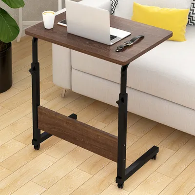 Produktbild von 80cm Laptoptisch Computertisch Notebooktisch Beistelltisch m/Rollen HöHenverstellbar Laptop