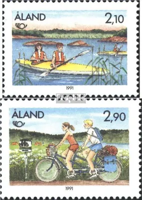 Produktbild von Briefmarken Finnland - Aland 1991 Mi 51-52 (kompl.Ausg.) gestempelt NORDEN