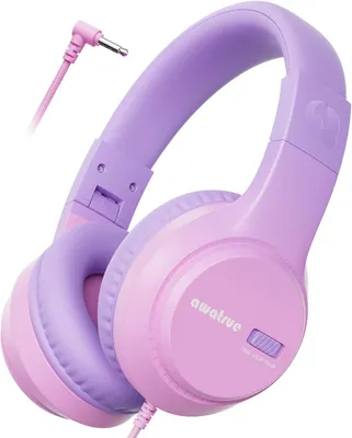 Produktbild von Kinderkopfhörer 74/85/94 dB, faltbar, Stereoklang, 3,5 mm Klinke, Over Ear, für Schule