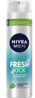 Zdjęcie produktu dla NIVEA MEN Fresh Kick żel do golenia 200 ml