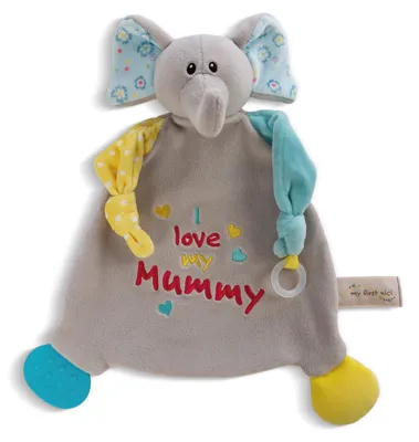 Produktbild von NICI Schmusetuch Elefant 25 x 25 cm – niedliches Schnuffeltuch ab 0 + Monaten, K