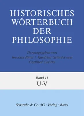 Produktbild von Historisches Wörterbuch der Philosophie (HWPH). Band 11, U-V