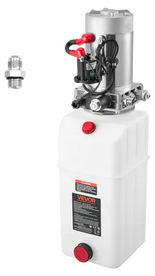 Produktbild von VEVOR 3,8 L Einfachwirkende Hydraulikpumpe Kippanhänger Hebefernbedienung
