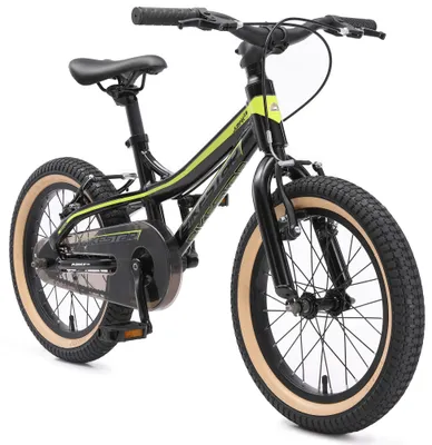 Produktbild von BIKESTAR Kinder Fahrrad MTB ab 4 Jahre | 16 Zoll Alu Mountainbike Kinderrad | Schwarz & Grün