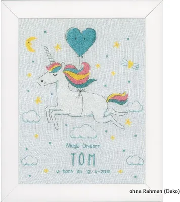 Produktbild von Auslaufmodell Vervaco Zählmusterpackung Einhorn