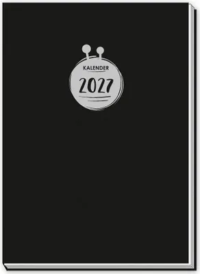 Produktbild von TRÖTSCH - Taschenkalender A7 Schwarz 2027