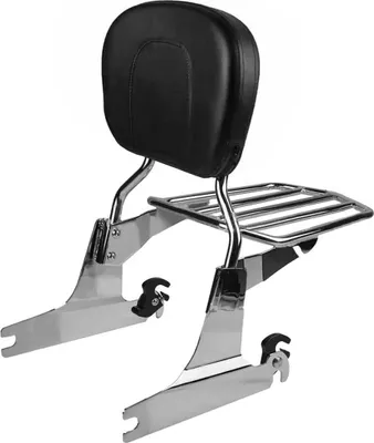 Zdjęcie produktu dla Sissy bar do Harley Fat Boy 07-17 + bagażnik SB10 chrom
