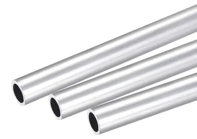 Aluminium Rundrohr 11x9 mm, 250 mm, 3 Stück