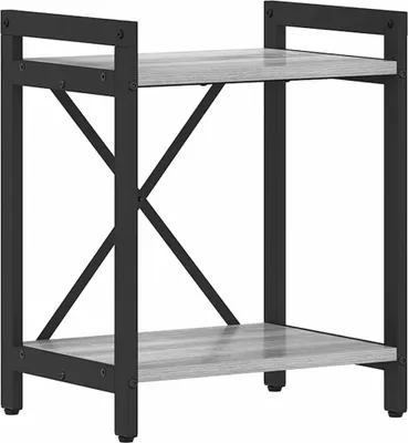 Obrázek produktu pro vidaXL Knihovna šedá Sonoma 40 x 30 x 50 cm dřevotřísková deska
