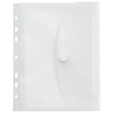 Produktbild von 10 FolderSys Dokumententaschen DIN A5 transparent genarbt 0,20 mm