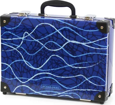 Produktbild von Schneiders Handarbeitskoffer Schulranzen-Zubehör Case Blue Vibes blau