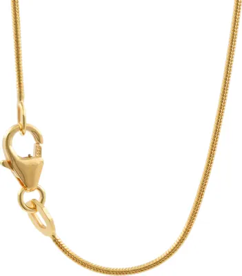 Produktbild von Goldkette Schlangenkette Länge 50cm - Breite 1,0mm - 750-18 Karat Gold