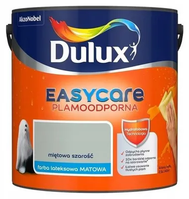 Produktbild von Latexfarbe Wandfarbe innen fleckenabweisend Mintgrau matt 2,5 L