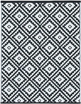 Produktbild von Famanu Außenmatte Schwarz - 160 x 260 cm