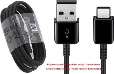 Produktbild von Daten-/ Ladekabel - Samsung EP-DG950CBE - ORIGINAL black (USB Typ-C)