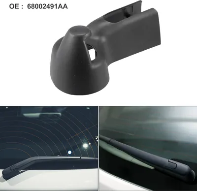Image de Capuchon Bras d'Essuie-glace Arrière pour Jeep Wrangler JK 2018 Pare-brise Arrière Couvercle 68002491AA
