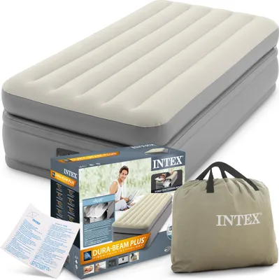 Produktbild von INTEX Luftbett 64162 Twin 99 x 191 x 51 cm eingebaute Pumpe Fiber Tech™ Technology