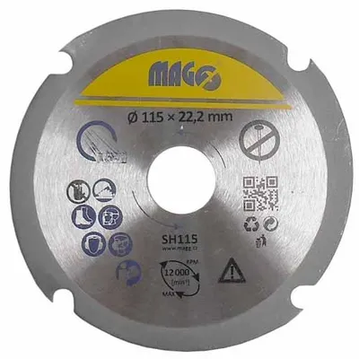Obrázek produktu pro Řezný kotouč na dřevo 115mm