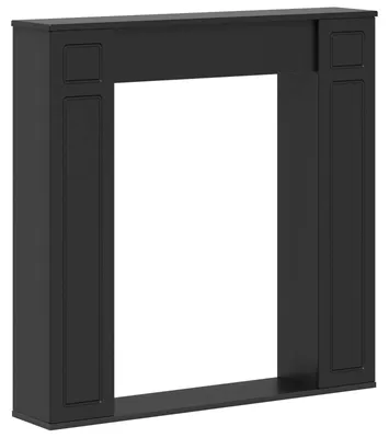 Immagine prodotto di vidaXL Rivestimento per camino, nero, 100 x 20 x 100 cm, materiale composito in legno