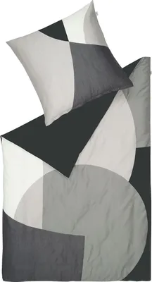 Produktbild von SCHÖNER WOHNEN-Kollektion Ganzjahresbettwäsche BOLD Anthrazit 155 x 220 cm